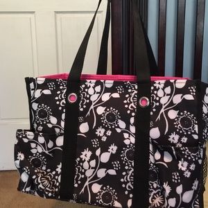 Black & White Thirty One small tote