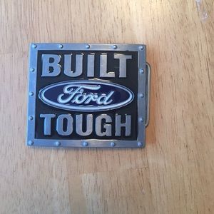 " Built Ford Tough" belt buckle