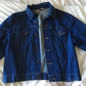 vintage oversized denim jacket