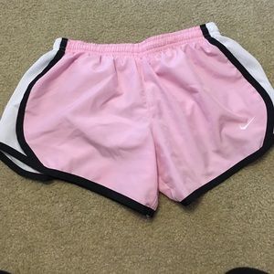 Pink nike shorts