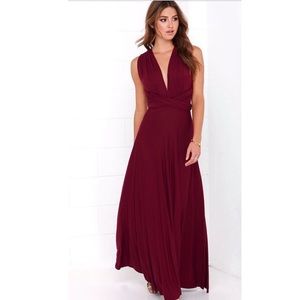 LULUS EXCLUSIVE TRICKS OF THE TRADE MAXI DRESS