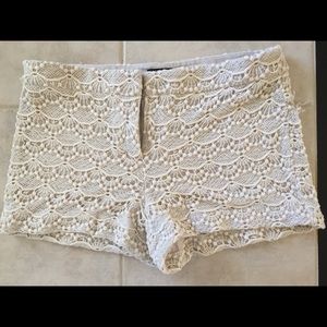 Express Crocheted Shorts