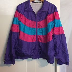 Vintage 80s style wind breaker