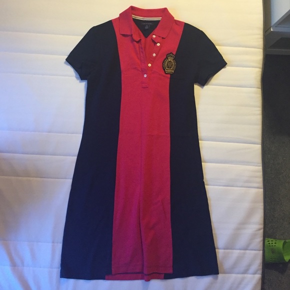 Tommy Hilfiger Color Block Polo Dress