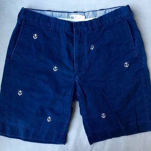 Navy blue sailor J. Crew shorts ⚓️