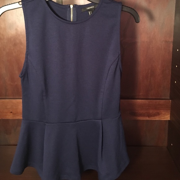 Navy blue blouse