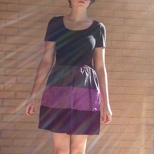 Striped Skater Dress