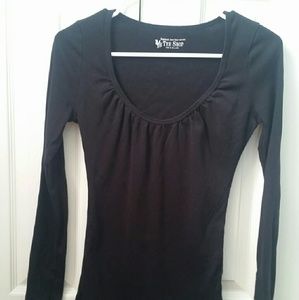 Black Long Sleeve Top