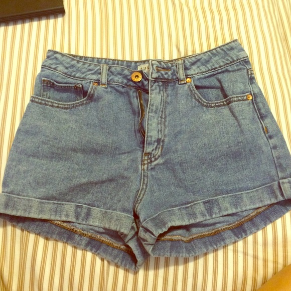 bullhead high waisted shorts