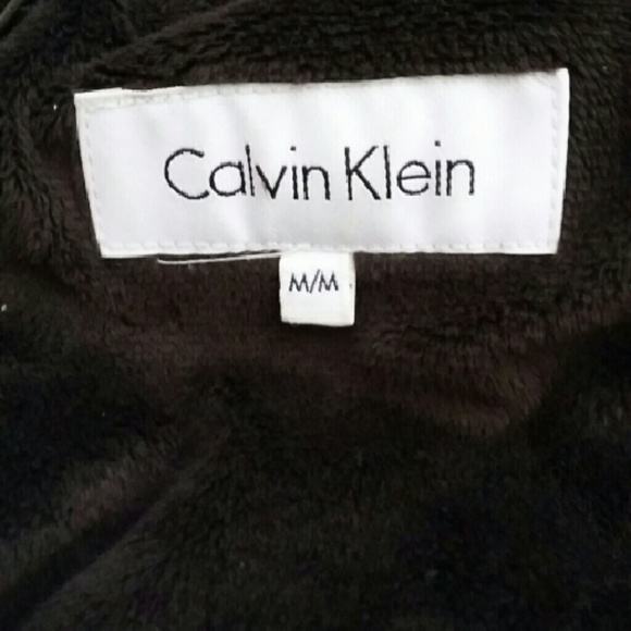 Calvin Klein M down coat with faux fur hood - Picture 3 of 3