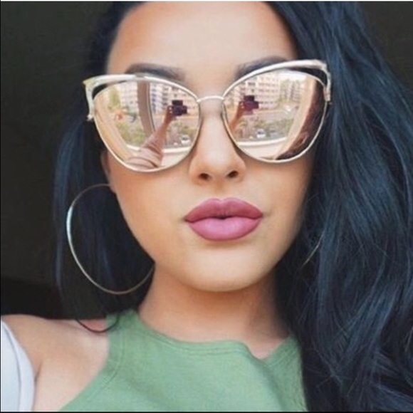 CASE INCLUDED Pink Shiver Mirror Cat Eye - Picture 3 of 4