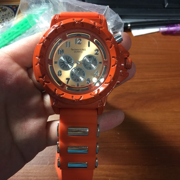 Orange watch