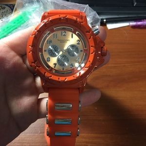 Orange watch