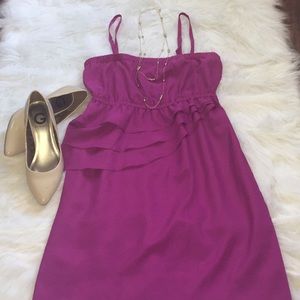 Mark dress with strips