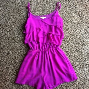 Gianni Bini Fuchsia romper