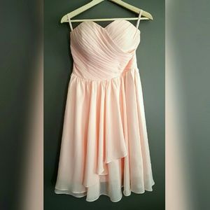 Blush Pink Chiffon Dress