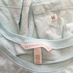 Sky blue colored vs tee