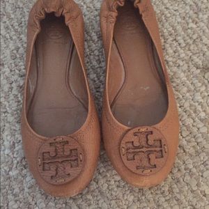 Tory burch tan flats size 7