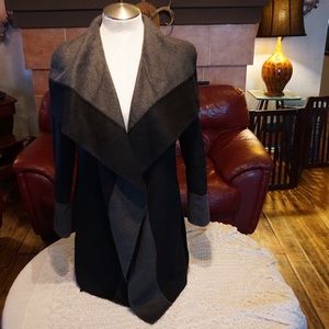 Diane Von Furstenberg 'Mackenzie' Two-Tone Coat