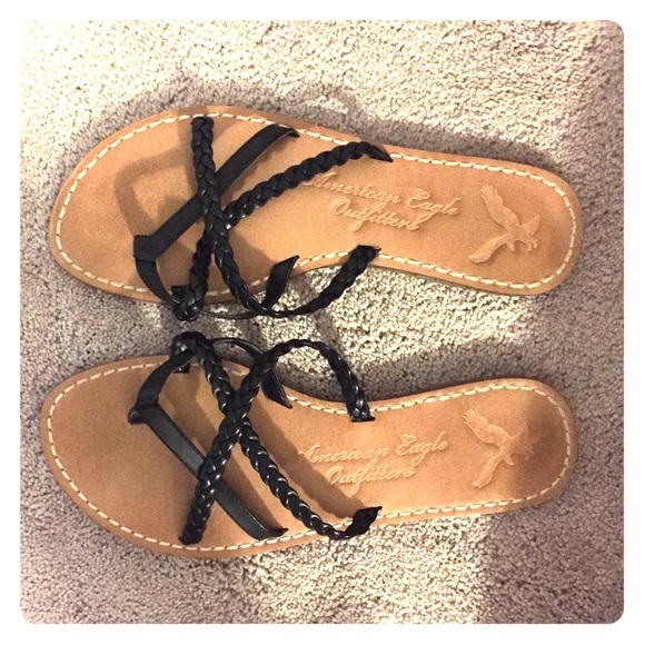 Braided sandals