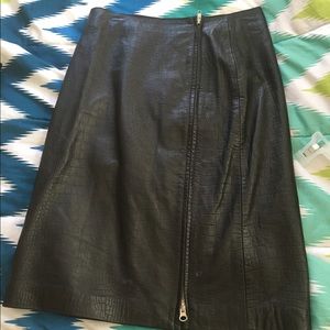 Leather skirt size 4 never used