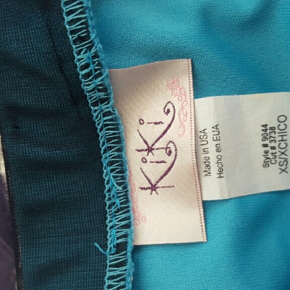 Teal Cocktail Part Dress - Picture 4 of 4