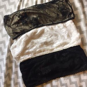 Brandy Melville lace bandeau bundle