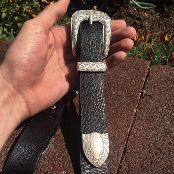 🍁Silver Double Buckle Belt🍁 - Picture 4 of 4