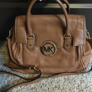 Michael Kors Pebbled Leather Satchel