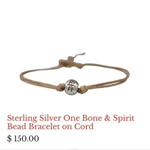 Me&Ro leather & sterling bracelet