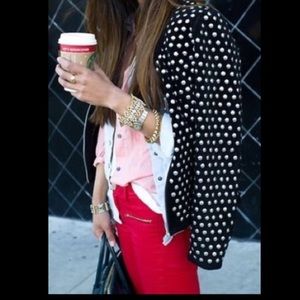 Zara Studded Genuine Suede Coat