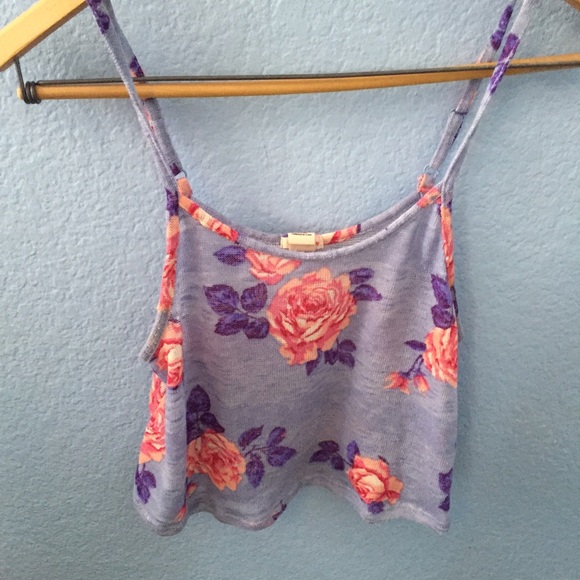 Forever 21 floral tank top