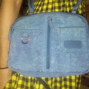 Blue multi sack purse