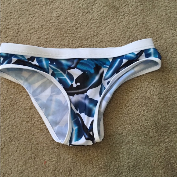 Floral bathing suit bottoms