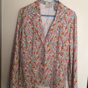 Flowered blazer