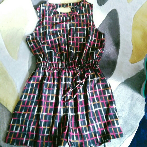 Plaid summer fun Romper!