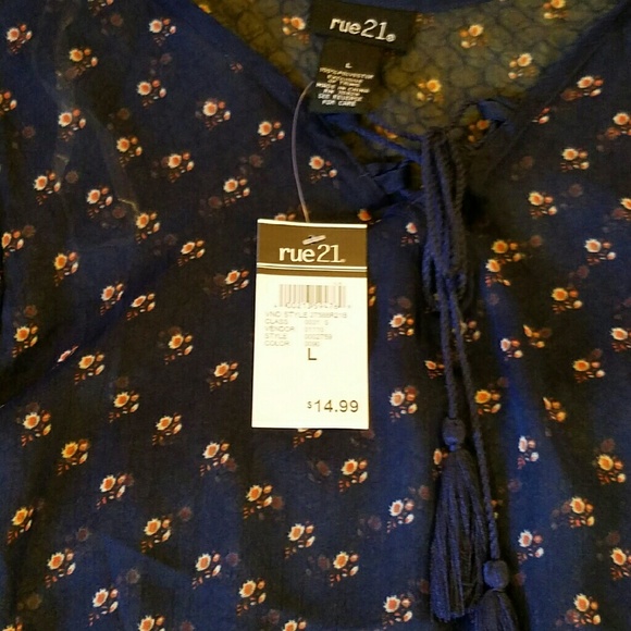 3/4 Boho blouse - Picture 2 of 2