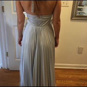 Silver gown. NWT