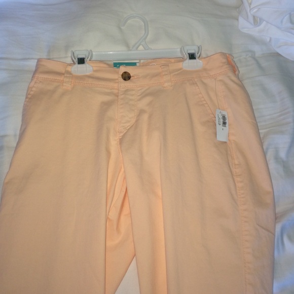 Light Orange Boyfriend Crop