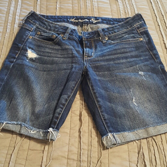 Denim Bermuda shorts American Eagle Stretch