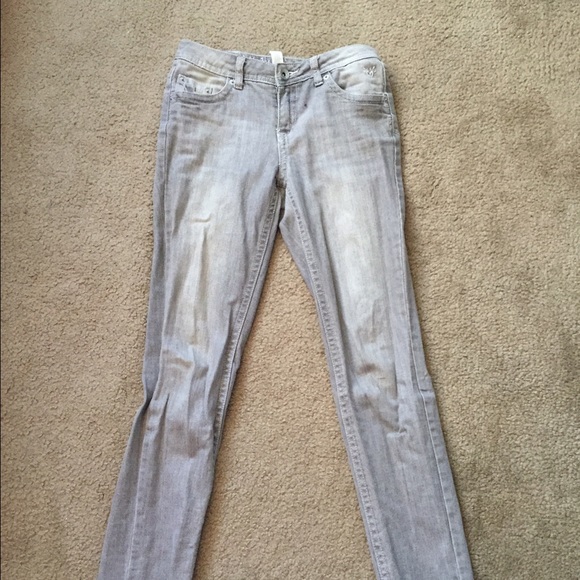 Gray children's jeggings