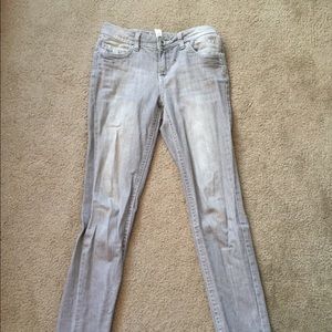 Gray children's jeggings