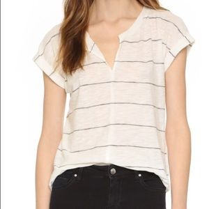 Madewell split neck tee