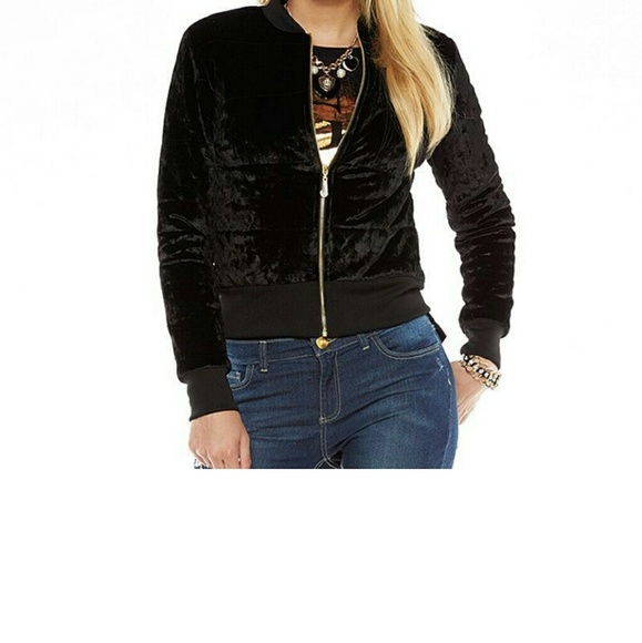 Juicy Coutour Foiled Velvet Puffer Size L