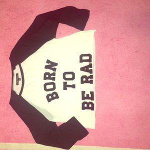 Crop top long sleeve