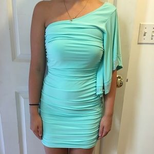 One shoulder dress