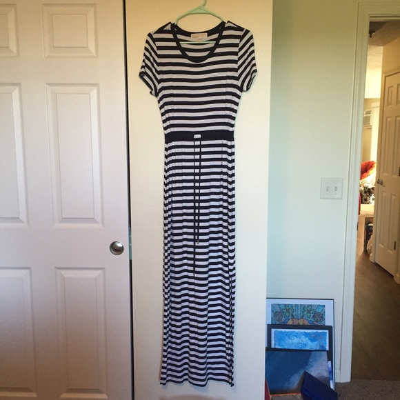 Micheal Kors Navy Maxi Dress