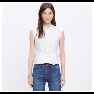 Madewell peplum top