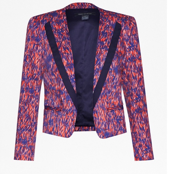 French connection confetti print blazer