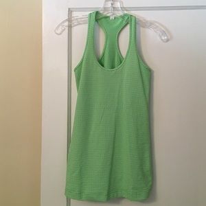 Lululemon green tank - size 6